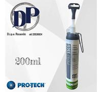 MASTICE SILICONICO GRIGIO ALTE TEMPERATURE PASTA FORMA GUARNIZIONE 200ml