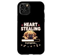 Mastino a forma di cuore, idea regalo divertente per cuccioli Custodia per iPhone 11 Pro