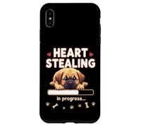 Mastino a forma di cuore, idea regalo divertente per cuccioli Custodia per iPhone XS Max
