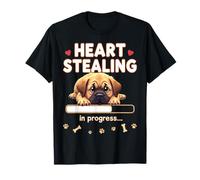 Mastino a forma di cuore, idea regalo divertente per cuccioli Maglietta