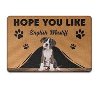 Mastino Inglese, Regalo Per Gli Amanti Dei Cani Zerbino Di Benvenuto Antisporco Tappetini Porta Dingresso Resistente Tappeto Ingresso Casa Per Terrazzo Balcone Camera Letto 40X60Cm