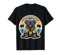 Mastino Napoletano Proprietario Cane Estate Vibes Vacanze Vacanze Maglietta