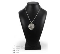 Mastino spagnolo - collana con un cane su una catena d'argento Art Dog IT