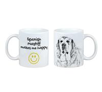 Mastino spagnolo tazza con il cane Mi rende felice Art-Dog