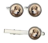 Mastino tibetano set di mollette in una scatola con immagine Art-Dog