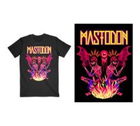 Mastodon Double Brimstone Neon ufficiale Uomo maglietta unisex