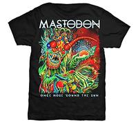 Mastodon - T-Shirt # M Black Unisex # Once More Round The Sun