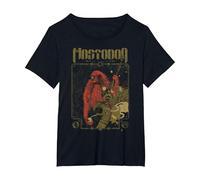 Mastodon Voyager Maglietta, Donna Plus-Size, Nero, 4X