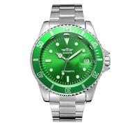 MASTOP Gli uomini meccanici automatici guardano gli uomini di lusso di marca superiore impermeabile dell'acciaio inossidabile, Verde
