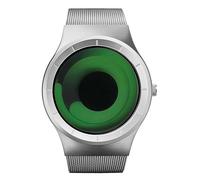 MASTOP Orologi per gli uomini Moda Creativo Movimento Liquido Design Originale Cielo Stellato Vortice Orologio Uomo Maglia Acciaio Orologio da Uomo Rotondo Unico Orologio da Polso Minimalista Colore