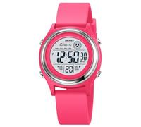 MASTOP Orologio sportivo digitale con luce LED, cronometro, calendario, 5 bar, impermeabile, multifunzionale, Y Rose, Sportivo