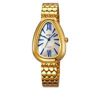 MASTOP Snake Face Orologio per le Donne Forma di Serpente Viso Donne Orologi da Donna Orologi Impermeabile Acciaio Delicato Vestito Femminile Orologi da Polso Relogio Feminino, Oro, Orologio sportivo