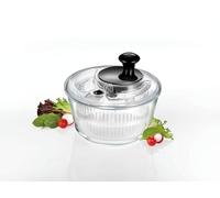Mastrad - Centrifuga per Insalata con cestello in Vetro borosilicato Ø21 cm, Trasparente