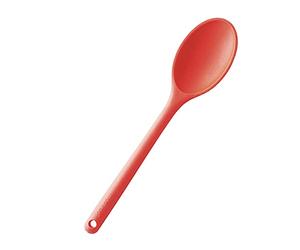 MASTRAD - Cucchiaio da cucina - Preparazione, on, Mescolare - Unibloc - Silicone - Non graffiare le pentole - Rosso