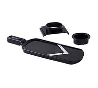 MASTRAD F22000 - Mandolina a mano a V, regolabile, colore: Nero