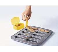 Mastrad - Kit di barrette di cereali - Stampo 10 cavità + tachimetro con una linguetta + 2 scatole di trasporto + ricetta - antiaderente - Pratico e sano - Homemade