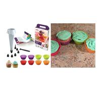 MASTRAD SET 6 STAMPI STAMPINI COLORATI PER MUFFINS CUPCAKES CROSTATINE