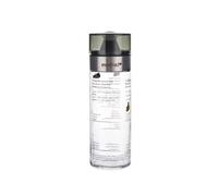 mastrad - Shaker condimento in vetro graduato 400 ml con 4 ricette e coperchio - Bottiglia per salsa insalata - Senza goccia, Rosso Marrone