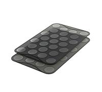 Mastrad, Stampo in Silicone per Macarons, Nero