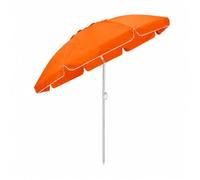 Mastro Bianco Ombrellone Da Spiaggia 160 cm Regolabile con Protezione UV | Tessuto 100% TNT resistente, altezza regolabile e palo inclinabile per seguire il sole durante la giornata.