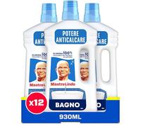 Mastro Lindo Detersivo Bagno Liquido, Profumo Ambi Pur, 12x 930ml