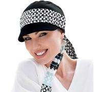 MASUMI Cappello da sole reversibile | Cappello da spiaggia UV UPF 50+ Protezione solare | Cappellini estivi da donna | Pieghevole leggero a tesa larga - KATIA, Più: Black Midnight Pearl, Taglia unica