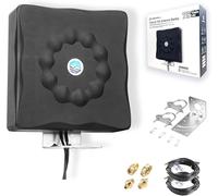 Maswell Antenna Esterna 4G/5G 2X2 MIMO, Fino a 7.5 dBi 600-8000MHz Polarizzazione Incrociata 5GA/5G NR, Pronta per WiFi 6E/7, Ottimizzata per Segnale Router Esterno