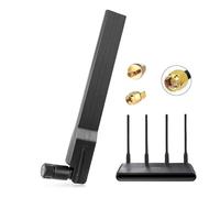 Maswell Antenna esterna 4G 5G LTE, 600-6000 MHz 2dBi antenna di ricambio WiFi 6 Bluetooth SMA maschio/TS9/RP-SMA per fotocamera LTE, modem, router, MiFi, WAP ecc.
