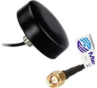 Maswell Puck Antenna SMA GPS L1 Navigazione esterna Veicolo Auto Camion Barca Roulotte Camper Van Navigatore satellitare Cavo da 3 metri Cilindro Montaggio a vite e adesivo impermeabile