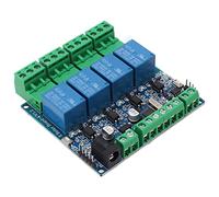 MasYosh 12v Modulo di relè a 4, Isolamento OptoCouperpler con Ingressi Digitali, per il Circuito di Automazione della Casa PLC Industriale