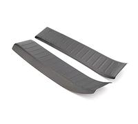 MasYosh 2 Pezzi di Protezione per Paraurti Posteriore per Auto, Copertura del Pedale del Bagagliaio in Acciaio Inossidabile di Ricambio Nera con Installazione Facile Incollare, per