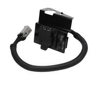 MasYosh 4 Spina per Cablaggio di Traino per Rimorchio a 7 Pin, Connessione per Montaggio Superficiale YC3Z CA con Copertura Antipolvere Caricata a Molla, per Super Duty Dal 1999 Al