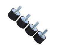 MasYosh 4 Supporti in Gomma, Bobine di Ammortizzatore Isolatore Antivibrante M6 M8 per Pompa Dell'acqua del Compressore D'aria, con Elemento Smorzante per il Controllo del Rumore delle (VD30*20 M8*23)