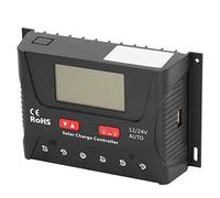 MasYosh 40A Controller di Carica Solare, Display LCD PWM 12 V 24 V con Compensazione e Protezione della Temperatura, per il del Pannello Solare