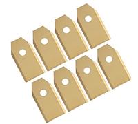 MasYosh 45 Lame per Robot Prato, Lame Affilate di Ricambio per Tosaerba in Acciaio Inossidabile con Elevata Durezza per un Taglio Efficiente, Superficie Liscia