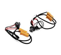 MasYosh 7443 Resistenza di Carico a LED, Decodificatore 6 Settimane 6 Ω per le Lampade di Esecuzione Diurna della Nebbia del Faro, con Installazione di Play per L'errore di