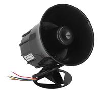 MasYosh Altoparlante di Allarme Sirena in Plastica ABS con modalità Regolabili per Sicurezza da 10 a 28 V, per Centri Commerciali Scuole Parchi, 1 Sirena