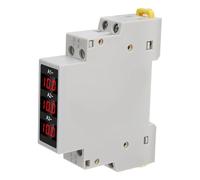 MasYosh Amperometro a Tre Fasi di Fase di Fase, Display Digitale a LED Ad Alta Precisione Messori di Amplificatore con 3 Sensori, per i Dispositivi di Controllo Elettrico delle Imprese