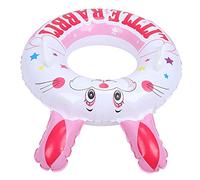 MasYosh Anello da Nuoto Gonfiabile Carino in PVC per Bambini, Design Sicuro Dell'ugello, Divertimento Lento in Acqua, per Feste in Piscina in Spiaggia, Cerchio da Nuoto da 23,6" per Bambini