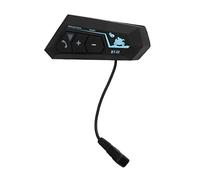 MasYosh Auricolare per Casco da Motociclista, Interfono per Cuffia Musicale 5.0 con Comunicazione a Mani Libere, Suono Stereo con Riduzione del Rumore, per la Guida All'aperto in Moto