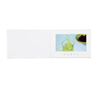 MasYosh Biglietto D'auguri Video, Display LCD a Colori da 10 Pollici Supporto per Brochure Video Elettroniche 720P, con 2 Confezioni di Adesivi per la Promozione Aziendale di Matrimoni