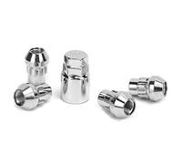 MasYosh Blocca Dadi Ruota in Acciaio M12x1,5 Mm Altezza 32 Mm Universale | Set da 4 Pezzi, Acciaio Trattato Anticorrosione, Adatto Alla Maggior Parte dei Modelli di Auto con compatibilità OEM,