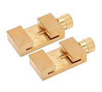 MasYosh Blocco Limite di Posizionamento del Righello Graffio in Ottone 2 Pezzi, Resistente All'usura, il Righello Non Arrugginisce Ferma il Localizzatore della Recinzione, con Design