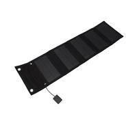 MasYosh Caricabatterie Solare Pieghevole da 20 W Efficiente Ed Ecologico per Esterni, Pannello Solare Portatile Impermeabile IP65 per Telefoni Cellulari e Tablet Campeggio Nylon Silicio