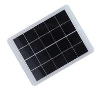 MasYosh Caricatore a Pannello Solare, Scheda di Ricarica Solare Portatile USB in Polisilicio con Laminazione EVA, per Campeggio, Escursionismo, Ricarica del Telefono Cellulare