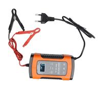 MasYosh Caricatore della Batteria Dell'auto, Manutenzione Automatica Intelligente con Funzione di Riparazione Dell'impulso di Visualizzazione LCD, per Gel a 12 V SLA Batterie di Calcio (Plug)