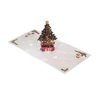 MasYosh Cartolina di Natale 3D, Disegno Dell'albero di Natale