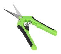 MasYosh Cesoie da Giardino, Cesoie da Potatura in Acciaio Inossidabile con Bloccaggio Laterale a Molla con Spinta Automatica, per un Facile Taglio tra le Piante (Verde)