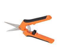 MasYosh Cesoie da Giardino, Cesoie da Potatura in Acciaio Inossidabile con Bloccaggio Laterale a Molla con Spinta Automatica, per un Facile Taglio tra le Piante (Arancia)