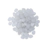 MasYosh Ciottoli Fluorescenti Luminosi per Passerelle Decorative Esterne, Sentieri da Giardino, Pietre Luminose in Resina da 100 Pezzi (Bianco)